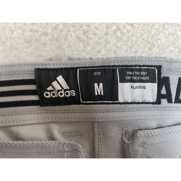 NEW Adidas Softball Pants Unisex Medium Knicker Fast Pitch Grey Baseball - Picture 11 of 16